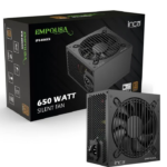 Boîtier d'Alimentation PC 650W – 80+ Bronze / Standard – Ventilation silencieuse – Compatible carte mère ATX