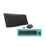 Combo Clavier + Souris Sans Fil Logitech – Compact – Touches silencieuses – Autonomie longue durée – Nano récepteur unique