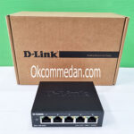 Switch D'LINK 5 ports Gigabit – Plug & Play – Compact – Idéal petit réseau domestique ou bureau