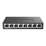 Switch D’LINK 8 ports Gigabit – Plug & Play – Métal – Haut débit – Idéal réseau domestique / bureau – Image 2