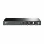 Switch TP-Link 24 ports Gigabit / Fast Ethernet – Rackable 19 pouces – Haut débit – Image 2