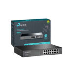 Switch TP-Link 16 ports Gigabit / Fast Ethernet – Rackable / Bureau – Haut débit – Idéal PME, collectivités & réseaux exigeants – Image 2